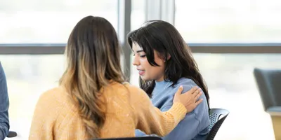 A supportive work environment promoting employee mental health.