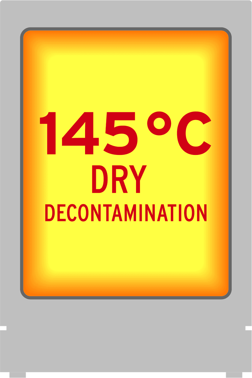 145C Dry decontamination