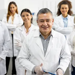 Laboratory professionals celebrating European Laboratory Day