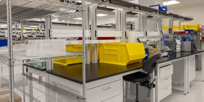 Modern laboratory setup illustrating centralized laboratory services