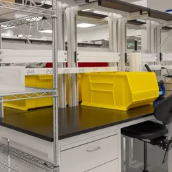 Modern laboratory setup illustrating centralized laboratory services