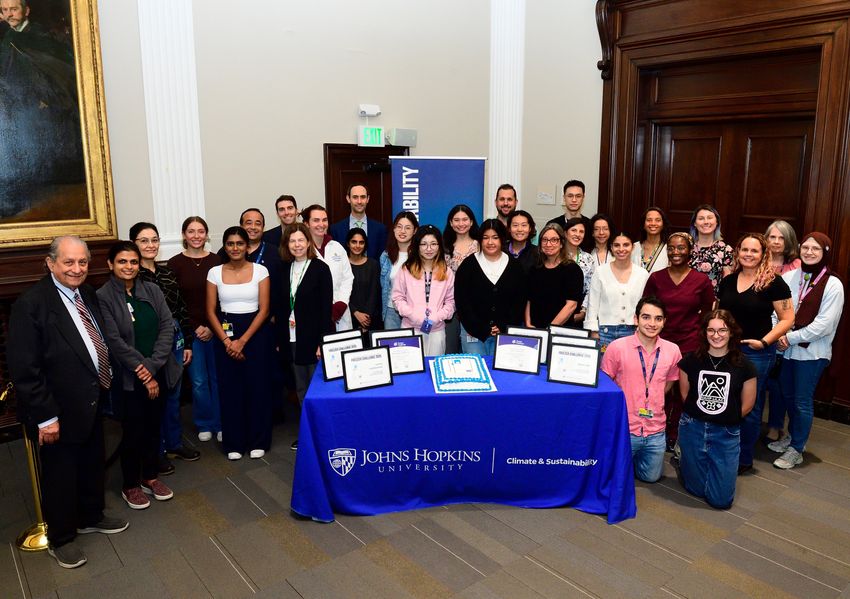 Johns Hopkins University, Academic Organization, Winning Streak, and Lab Awards 2025.