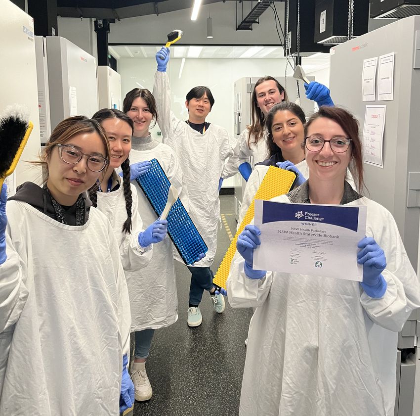 Statewide Biobank, New South Wales Health Pathology, Government Biorepository Award 2025.