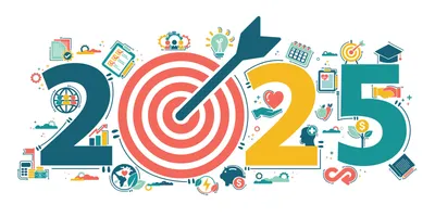 2025 graphic on white background