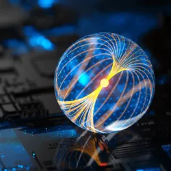 Visual representation of quantum technology for Canadian Quantum Champions Program