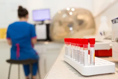 Laboratory biochemical analysis test tubes