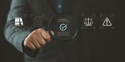 Visual representation of compliance tools and legal documentation