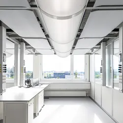 View of a modern lab with natural lighting