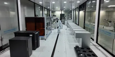 Automated laboratory setup for AI-driven materials research