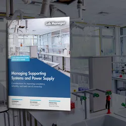 Laboratory with casework and ventilation