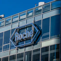 Roche building featuring digital transformation in laboratory supply chain management