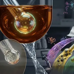 Abstract visualization of pH meter maintenance