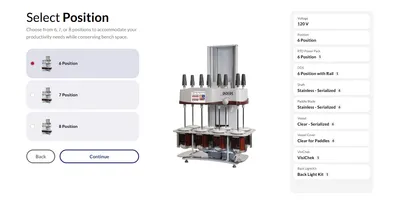 Distek web page configuration example