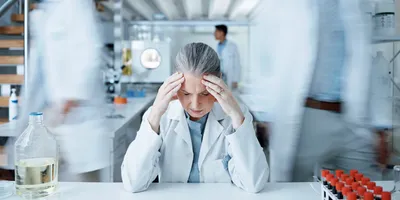 A lab leader stressed during funding freezes and disruptions