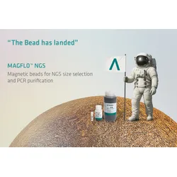 MAGFLO™ NGS magnetic beads for NGS size selection and PCR purification.