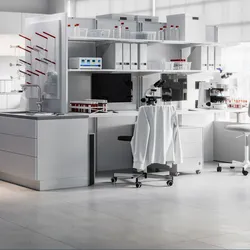 Laboratory environment highlighting research workforce dynamics