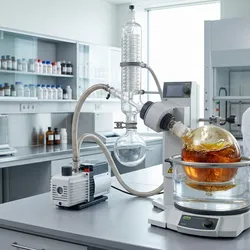 Modern Pharmaceutical Laboratory Rotary Evaporator System Image