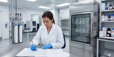 pharmaceutical quality control scientist cleaning validation report glassware washer GMP lab