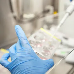 IVD lab staff reviewing samples amidst tariff discussions