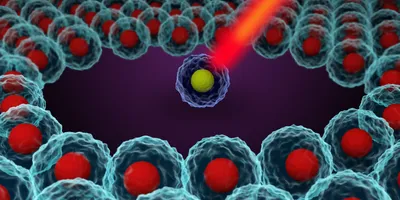 Illustration of single cell tumor analysis in cancer research