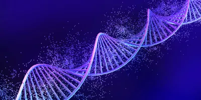 Conceptual background illustration of DNA structure