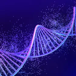 Conceptual background illustration of DNA structure