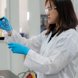 Practicing sustainable laboratory techniques with glassware