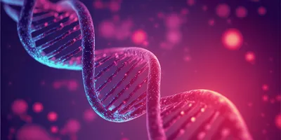 Strand of DNA.