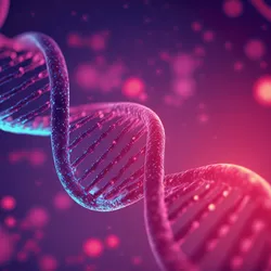 Strand of DNA.