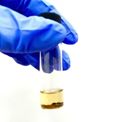 Laboratory test tube related to quantum hardware characterization