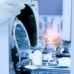 Laboratory setup for material defect testing