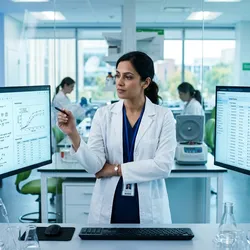 Side-by-side comparison of an electronic lab notebook and a LIMS interface, illustrating the ELN vs LIMS decision for lab managers  