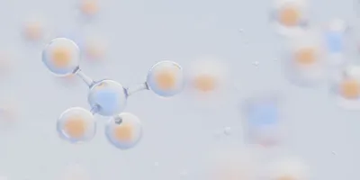 Molecular structure representing ultrafast spectroscopy.