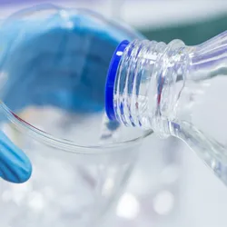 Equipment for analyzing chemicals in laboratory.