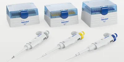 Eppendorf Research 3 neo 3-Pack pipettes and pipette tips