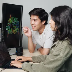 AI-driven analysis of bacterial genomes in a research lab