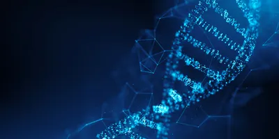 Visual representation of DNA and data in biomedical research