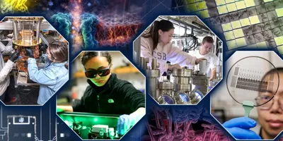 Researchers working on quantum devices and materials