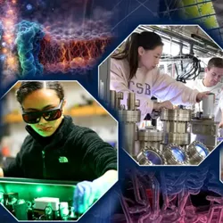 Researchers working on quantum devices and materials