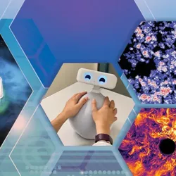 Research showcasing biotechnology and robotics