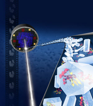 Tiny crystallized biomolecules