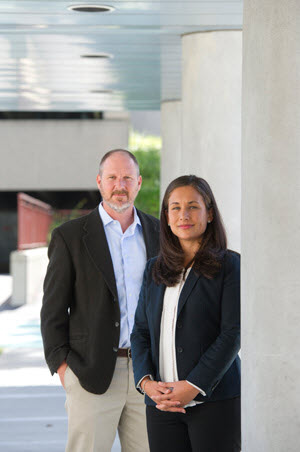 MED researchers Mark Miller and Naomi Sadeh