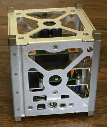Prototype of a CubeSat version of the gamma-ray spectrometer